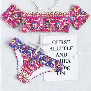 Graphic Bikini Set